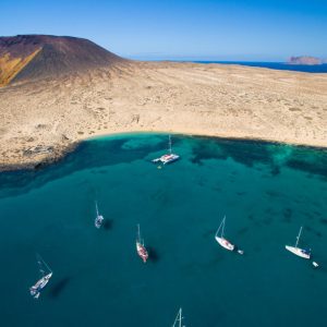 LagOmar és La Graciosa hajóval