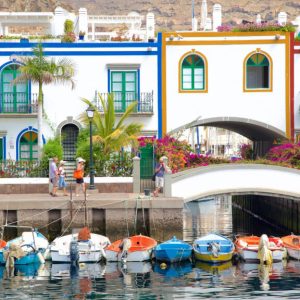 Puerto de Mogan-i séta, a gran canariai "mini Velencében"